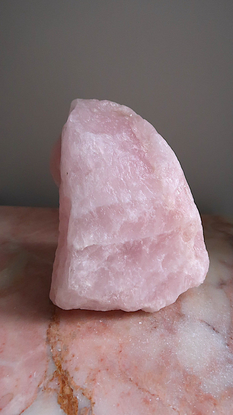 Large Raw Rose Quartz