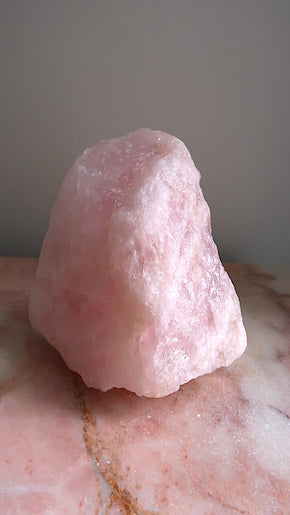 Large Raw Rose Quartz