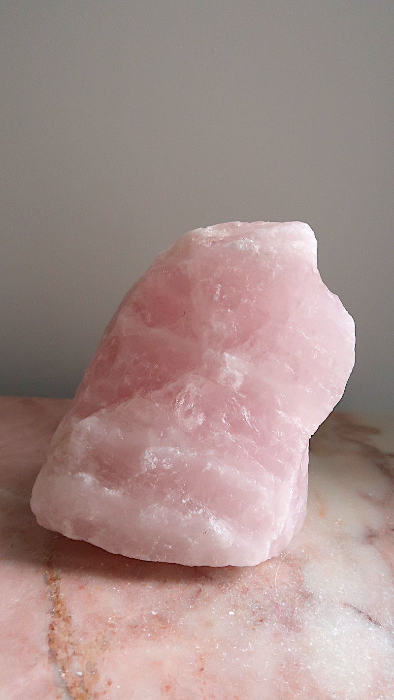 Large Raw Rose Quartz