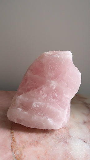 Large Raw Rose Quartz