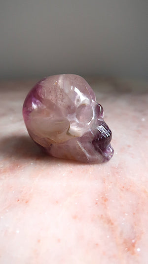 Craved Fluorite Skull