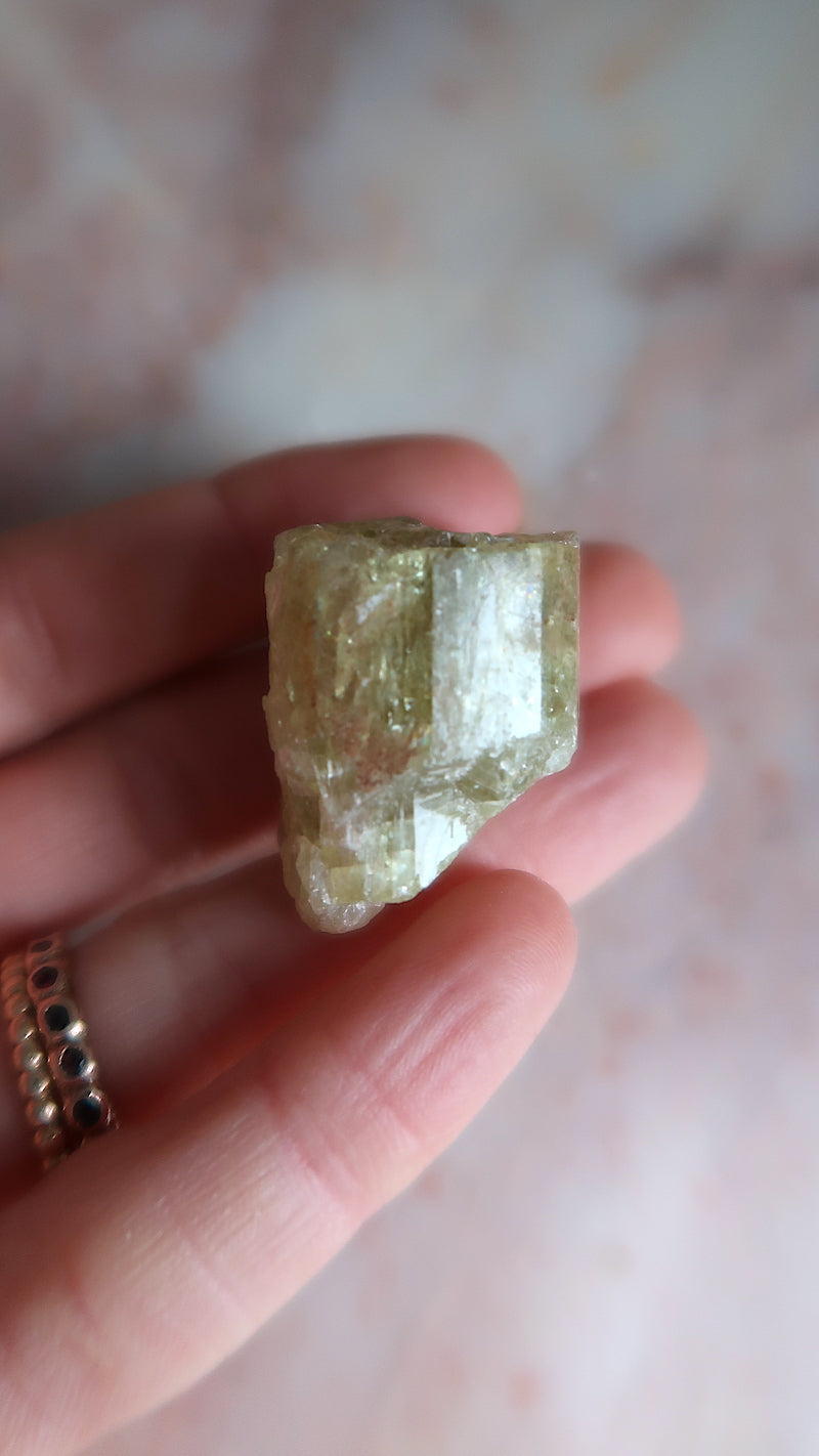 Raw Green Apatite