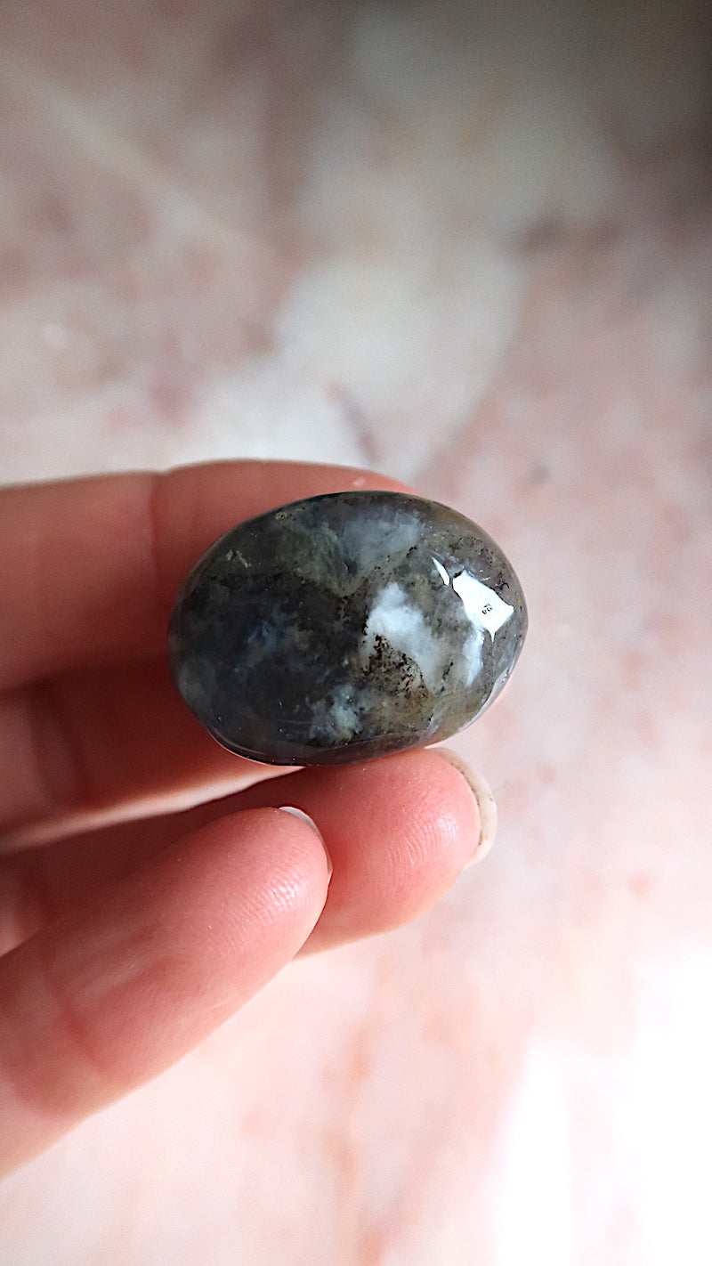 Blue Opal Pocket Stone