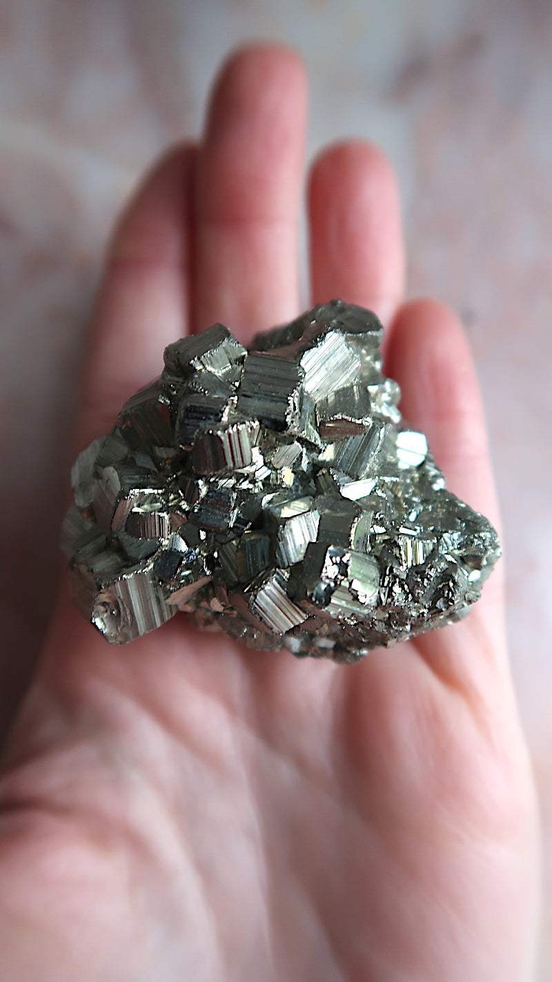 Chunky Golden Pyrite Cluster