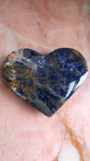 Large Sodalite Heart