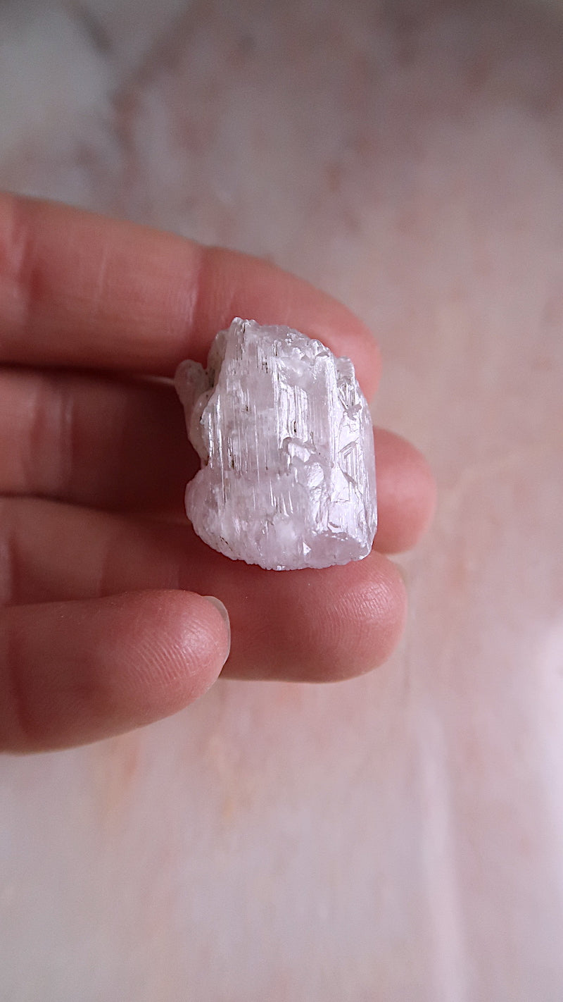 Raw Pink Kunzite