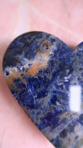 Large Sodalite Heart