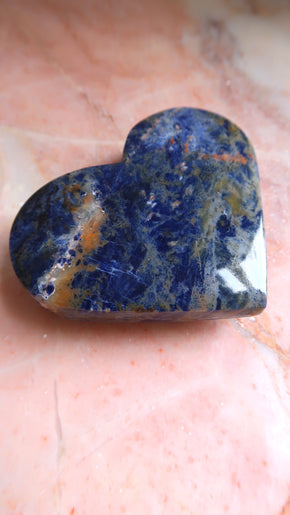 Large Sodalite Heart