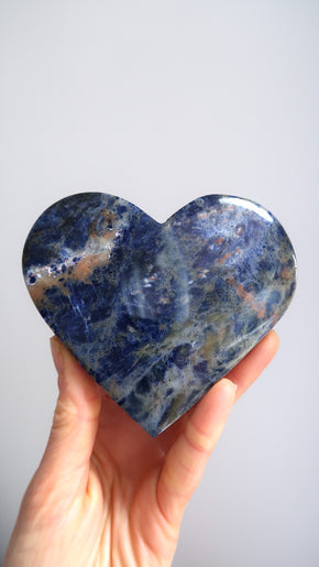 Large Sodalite Heart