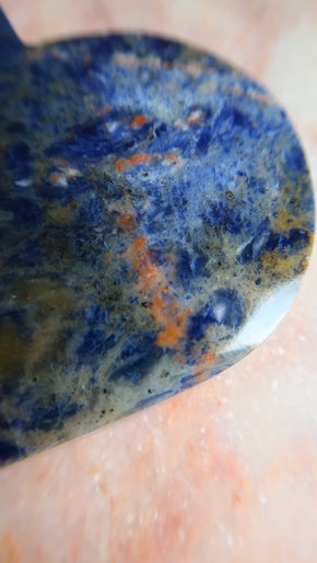 Large Sodalite Heart