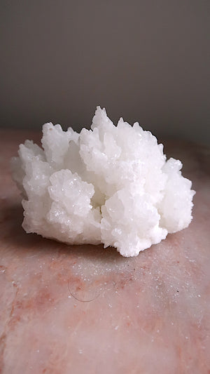 White Aragonite Cluster