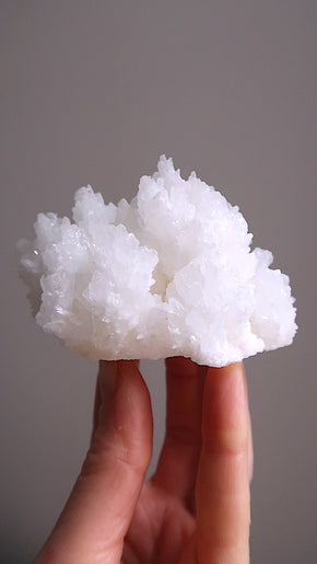 White Aragonite Cluster