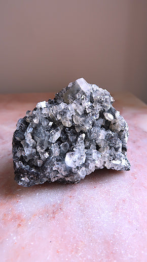 Midnight Apophyllite Cluster