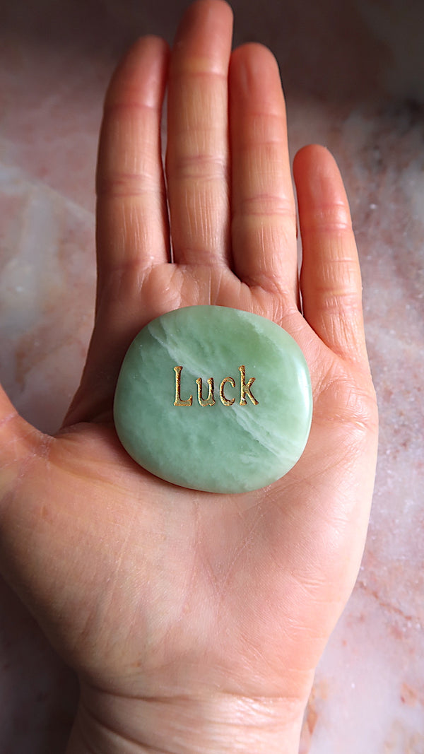 New Jade Luck Palm Stone