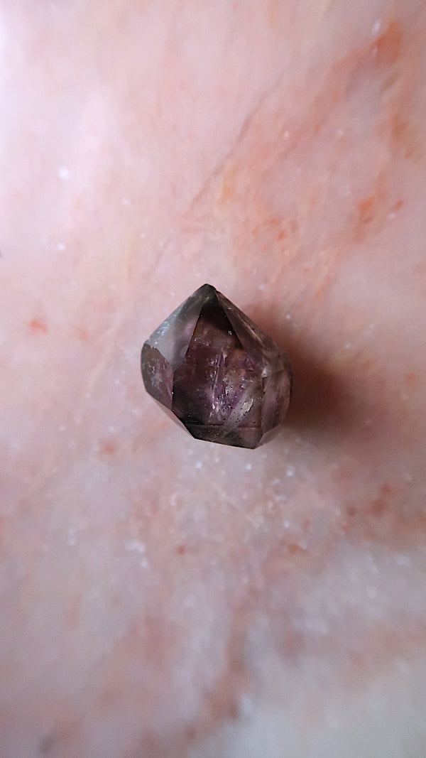 Mini Smokey Amethyst Point