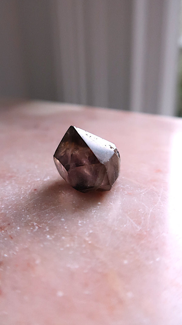 Mini Smokey Amethyst Point