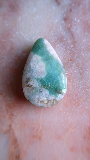 Flower Agate Tear Drop