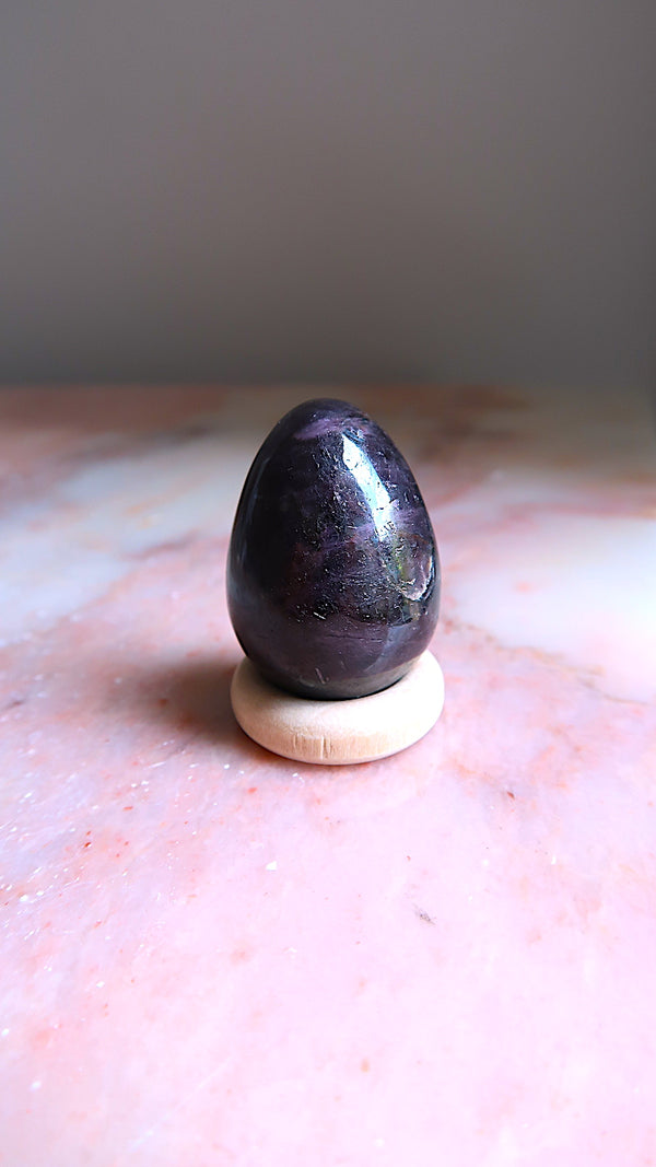 Deep Purple Ruby Egg