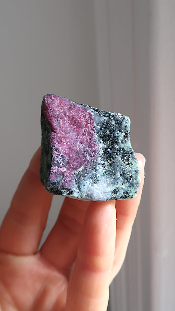 Raw Ruby In Zoisite