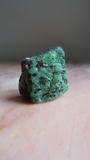 Raw Ruby In Zoisite