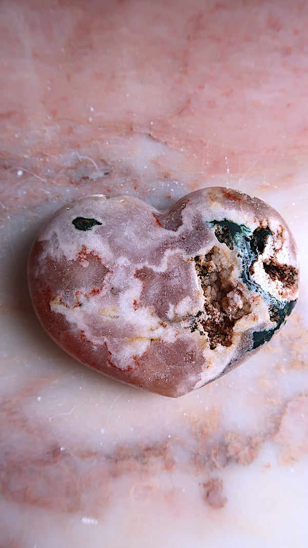Pink Amethyst Heart