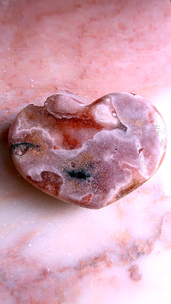 Pink Amethyst Heart
