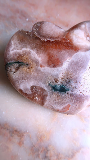 Pink Amethyst Heart