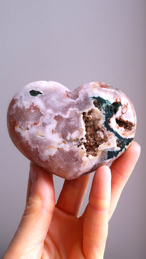 Pink Amethyst Heart