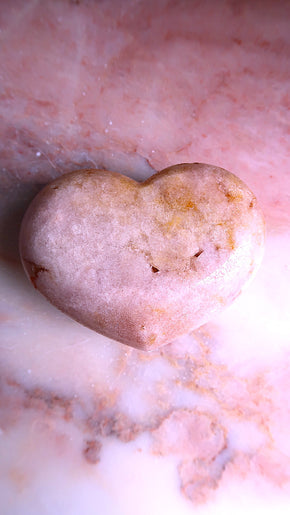 Pink Amethyst Heart