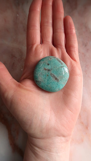 Amazonite Palm Stone