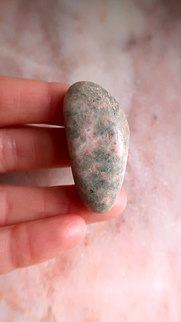 Pastel Pink & Green Grossular Garnet