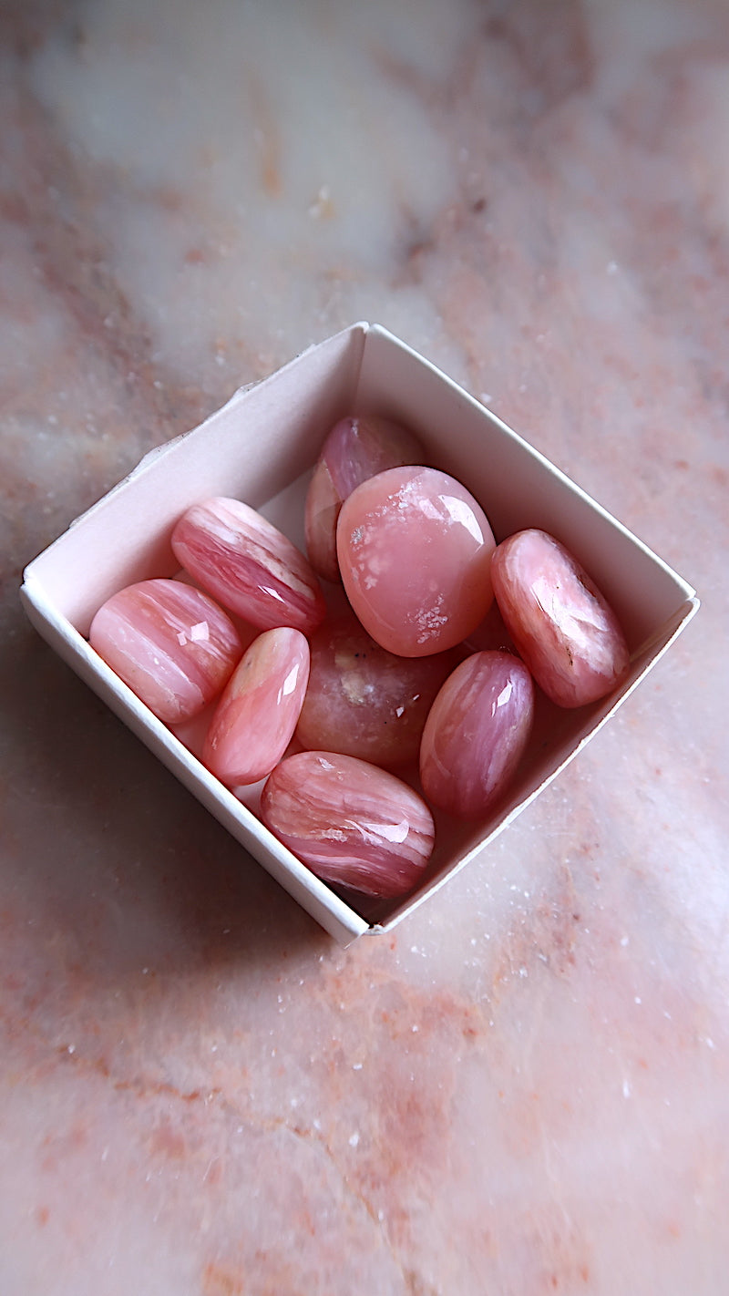 Pink Opal Tumbles