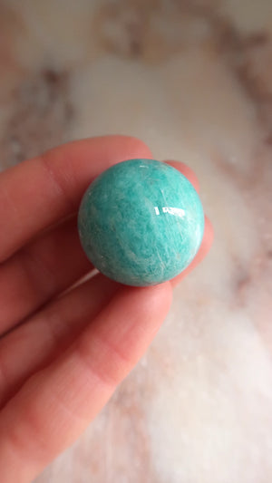 Amazonite Sphere with stand