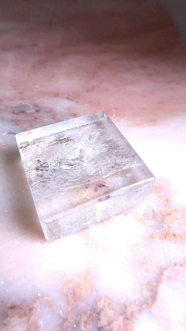 Clear Quartz Incense Holder