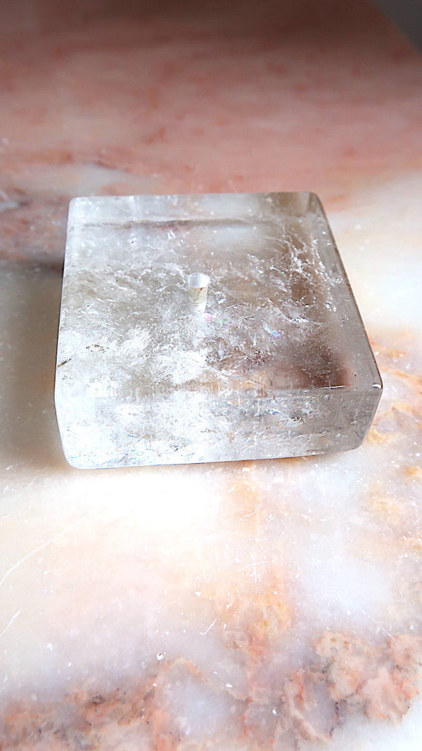 Clear Quartz Incense Holder