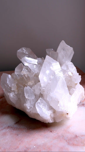 Extra Large Clear Quartz Cluster USA