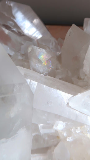 Extra Large Clear Quartz Cluster USA