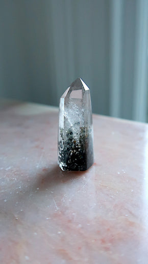 Small Chlorite Quartz Point