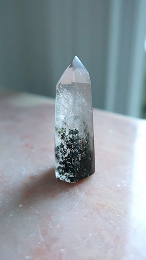 Small Chlorite Quartz Point