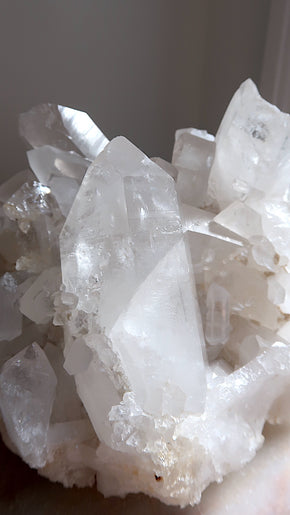 Extra Large Clear Quartz Cluster USA