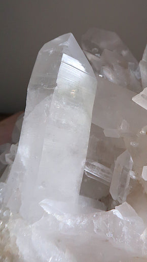 Extra Large Clear Quartz Cluster USA