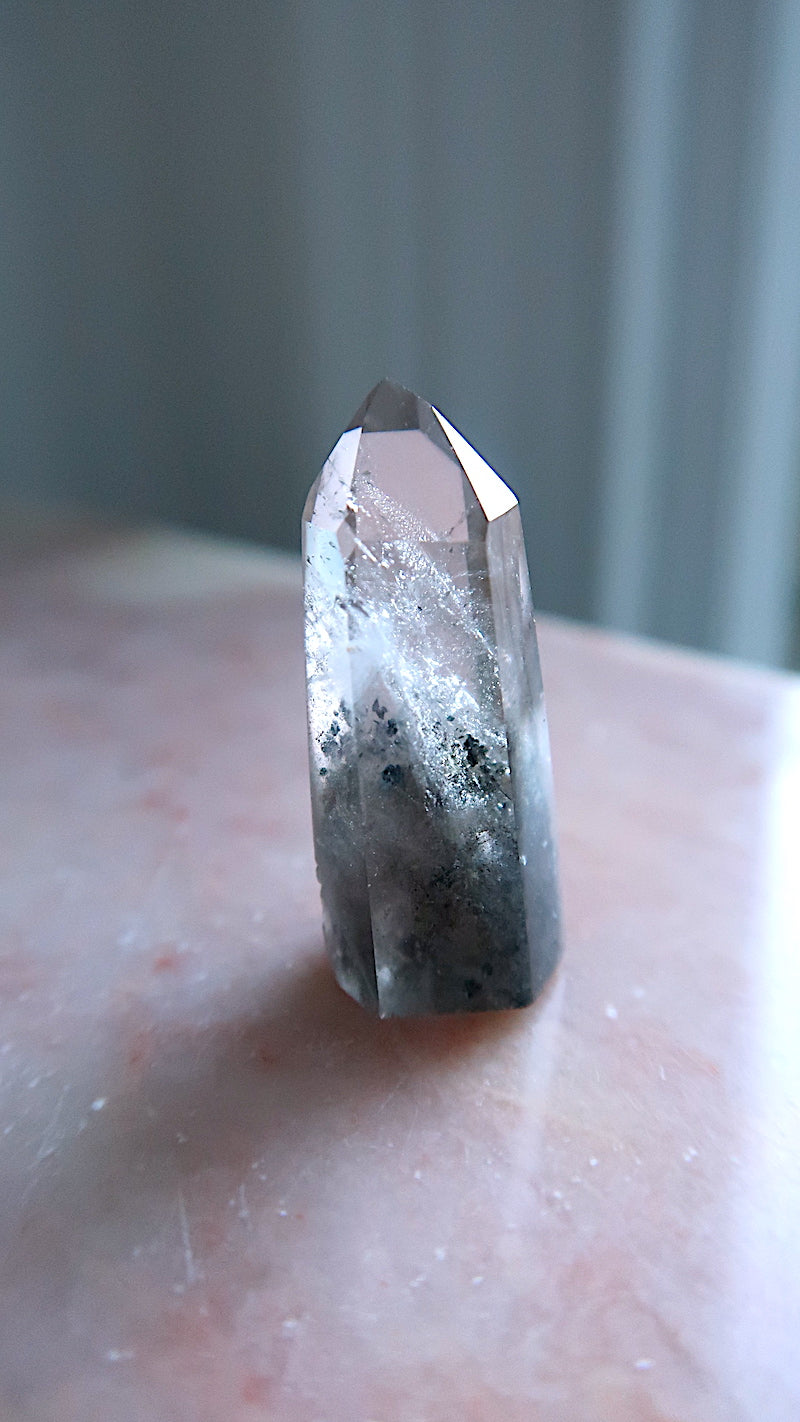 Small Chlorite Quartz Point