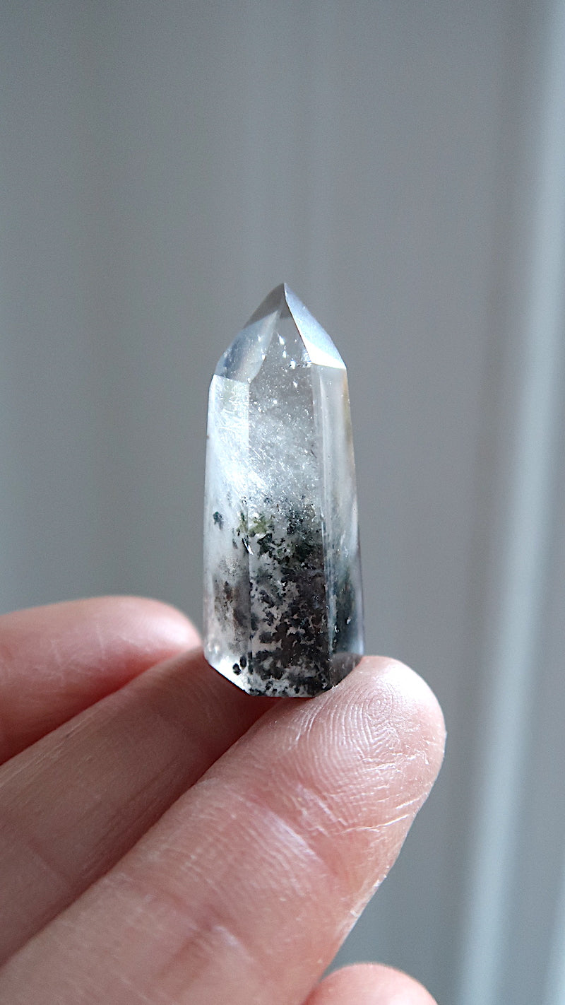 Small Chlorite Quartz Point