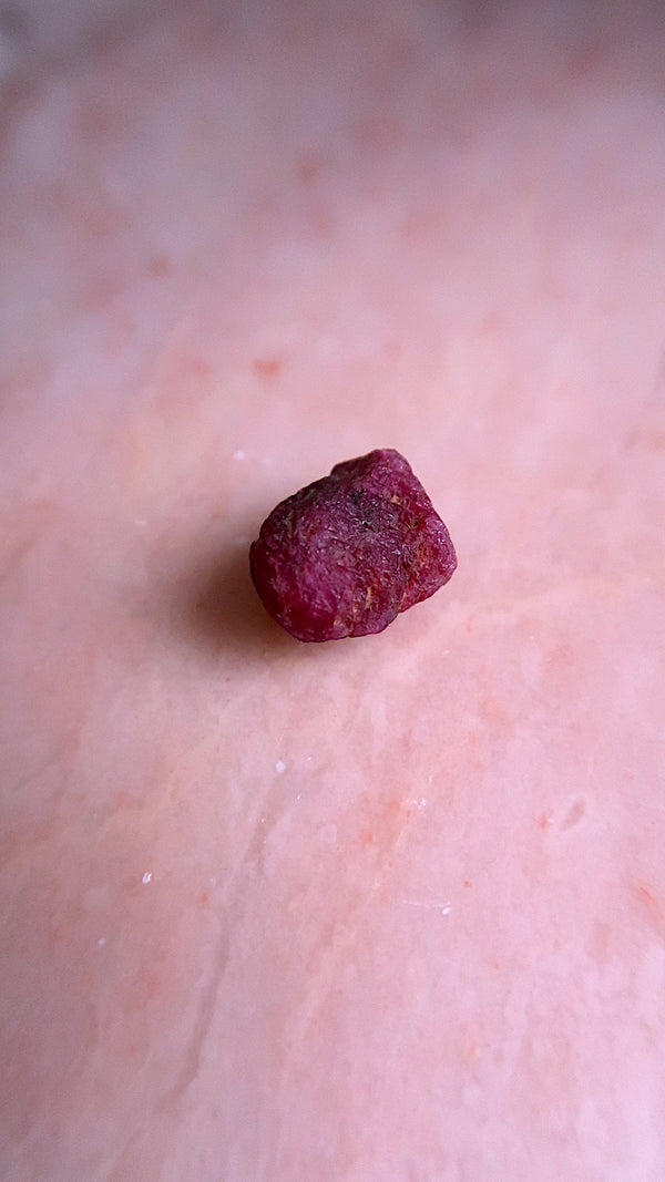 Small Raw Pink Ruby