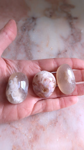 Flower Agate Tumbles