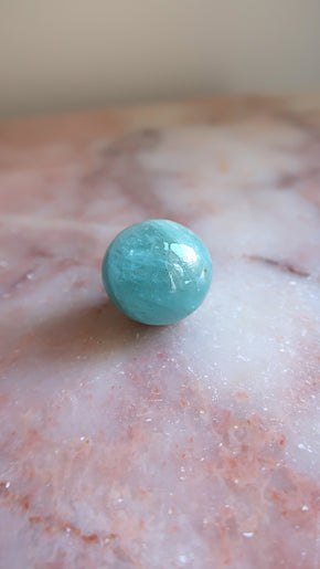 Small Premium Aquamarine Sphere