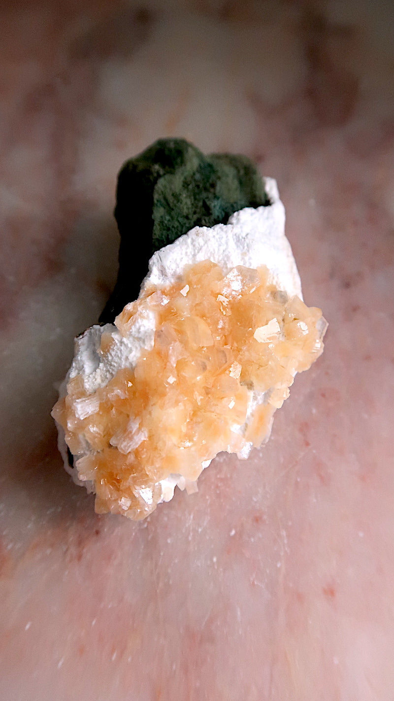 Special Peach Stilbite & Heulandite