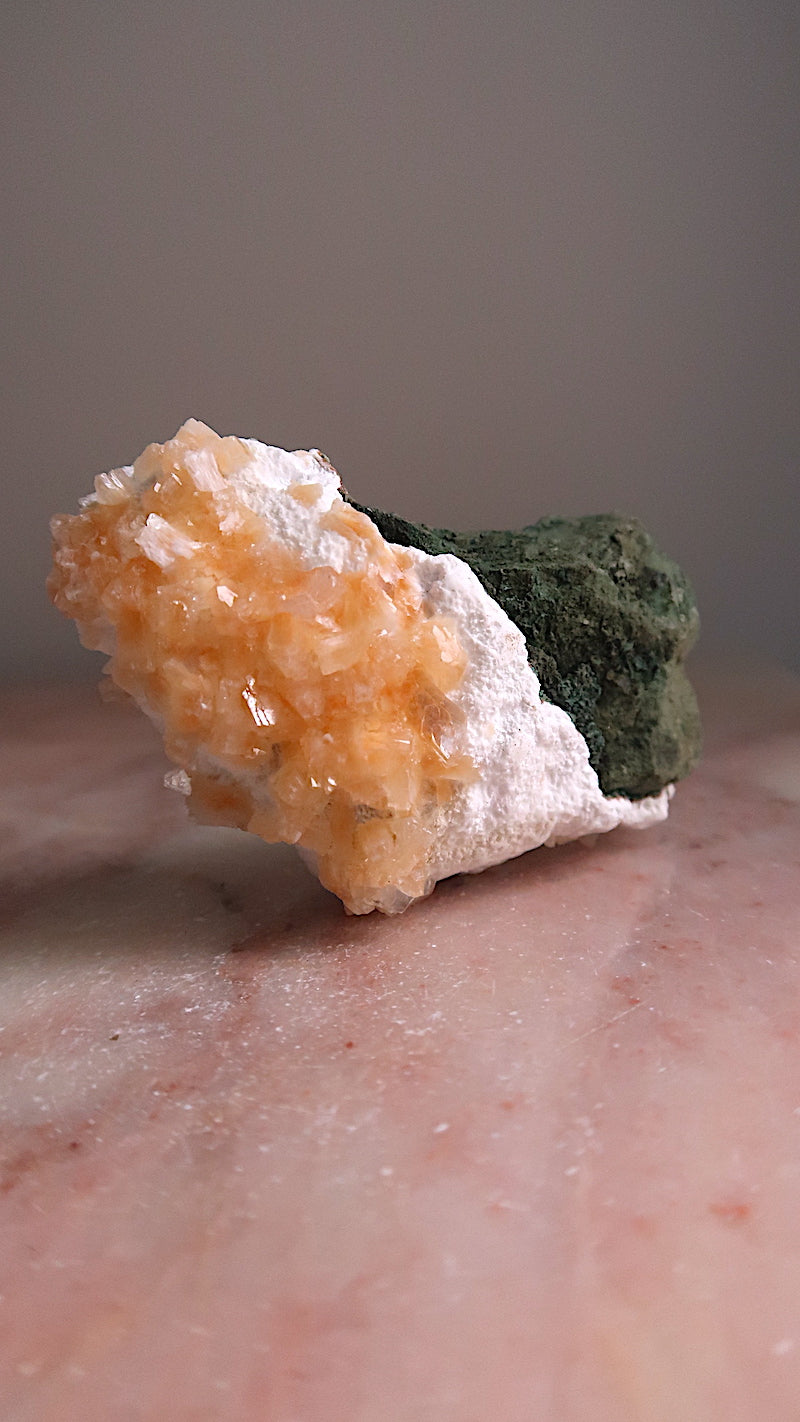 Special Peach Stilbite & Heulandite