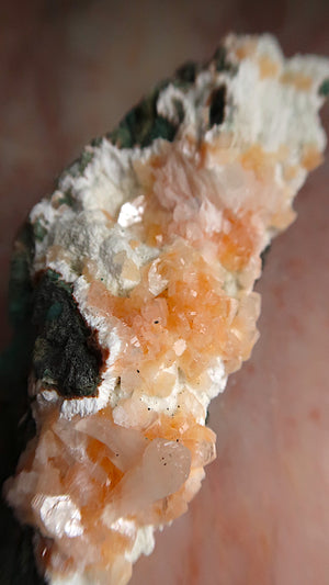 Special Peach Heulandite & Stilbite Cluster