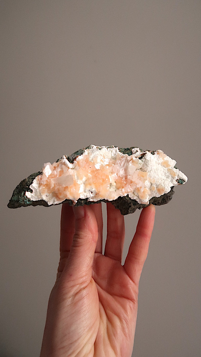 Special Peach Heulandite & Stilbite Cluster